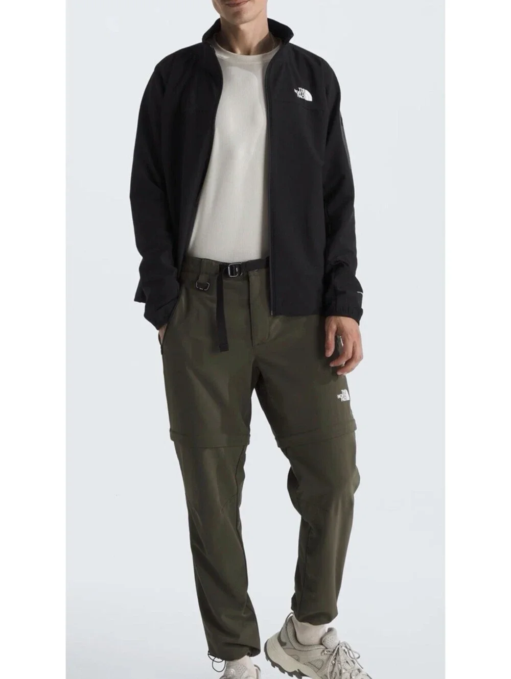 New The North Face Tek Approach Water Repellent Jacket In Black Size S $160